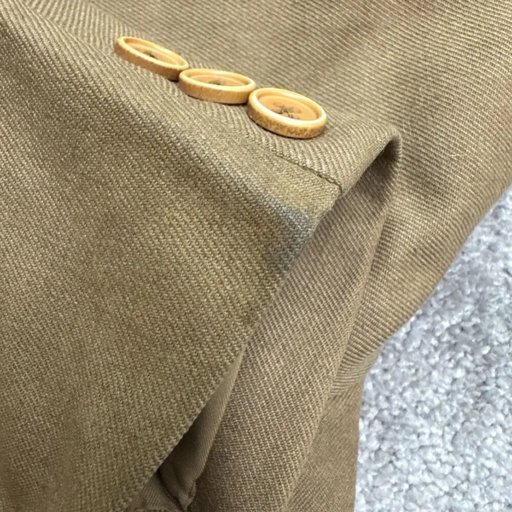 Vintage 90s United Colors Of Benetton Suit Blazer Jacket Mens 32 Brown Ventless